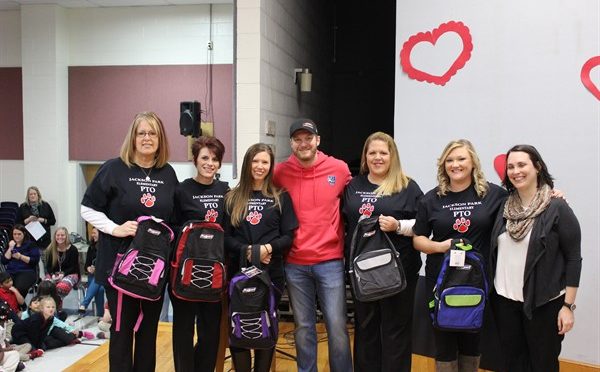 Featured Image for DALE EARNHARDT JR. DELIVERS BLESSINGS IN A BACKPACK TO KANNAPOLIS ELEMENTARY SCHOOL
