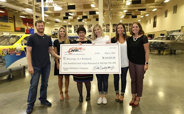 Featured Image for Dale Jr.’s Banana Sandwich Raises $159,935 for Blessings in a Backpack